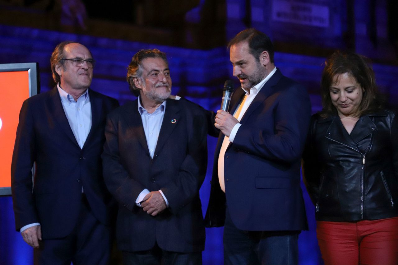Ángel Gabilondo, Pepu Hernández, José Manuel Ábalos e Iratxe Garper