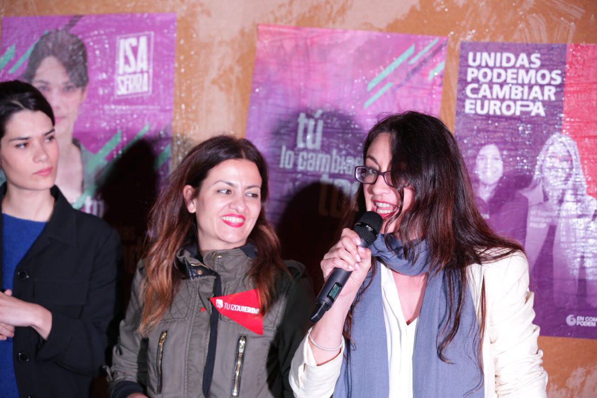 Sol Sánchez, portavoz de Izquierda Unida Madrid. 