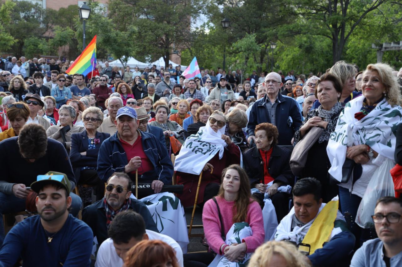 Más de 2.000 personas han mostrado su apoyo a Más Madrid. 