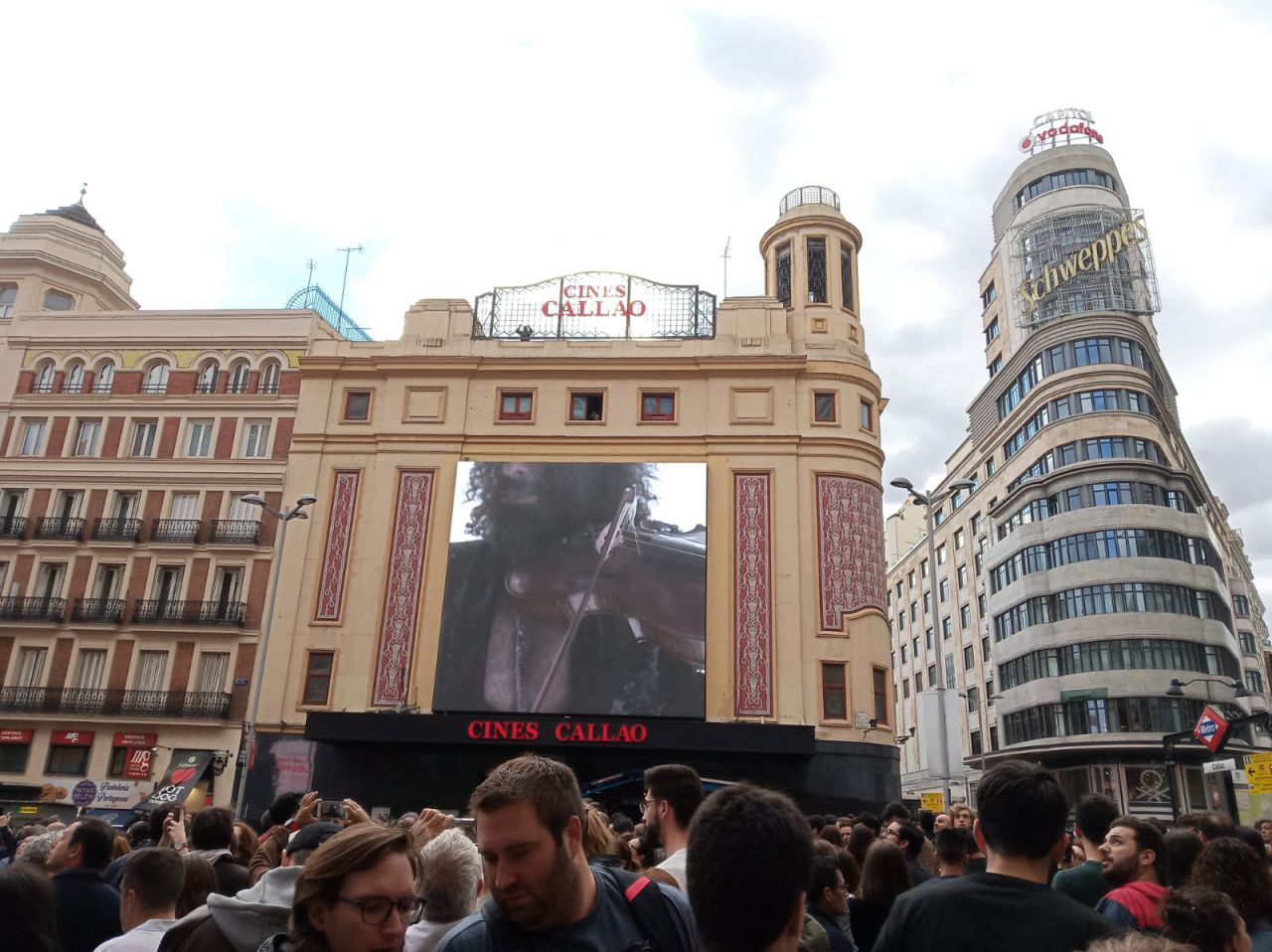 Un concierto digital en 360° y abierto a todo aquel que ha pasado por la emblemática plaza.