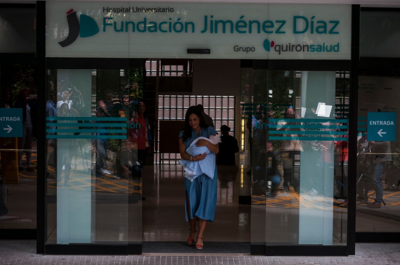 Inés es la tercera hija de la candidata de Ciudadanos a la Alcaldía, que ya era madre de Jimena y Paula, de 12 y 13 años. 