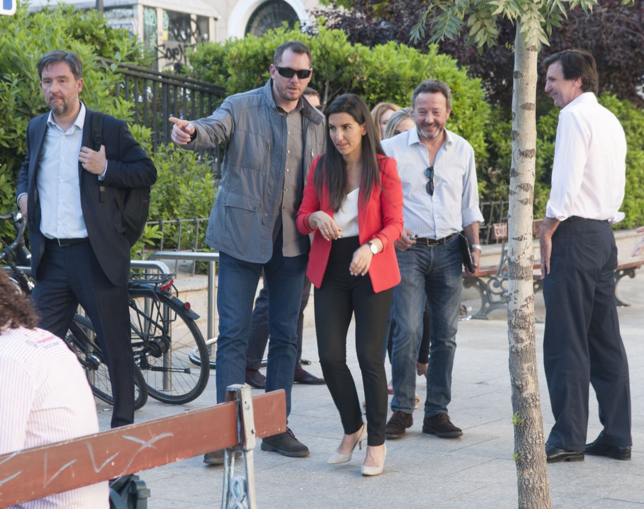 Rocio Monasterio junto a Íñigo Henríquez de Luna, exconcejal del PP que se ha cambiado a Vox