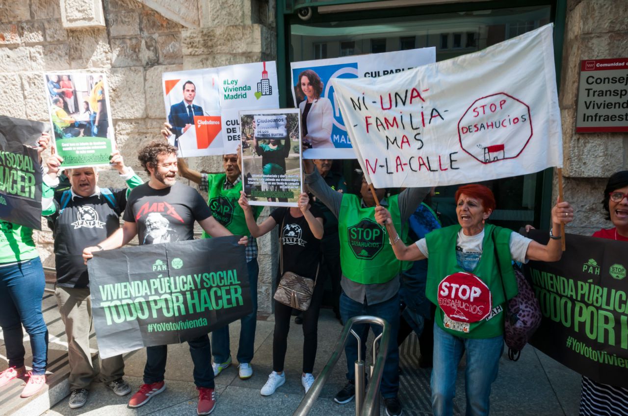 Pancartas con mensajes como 