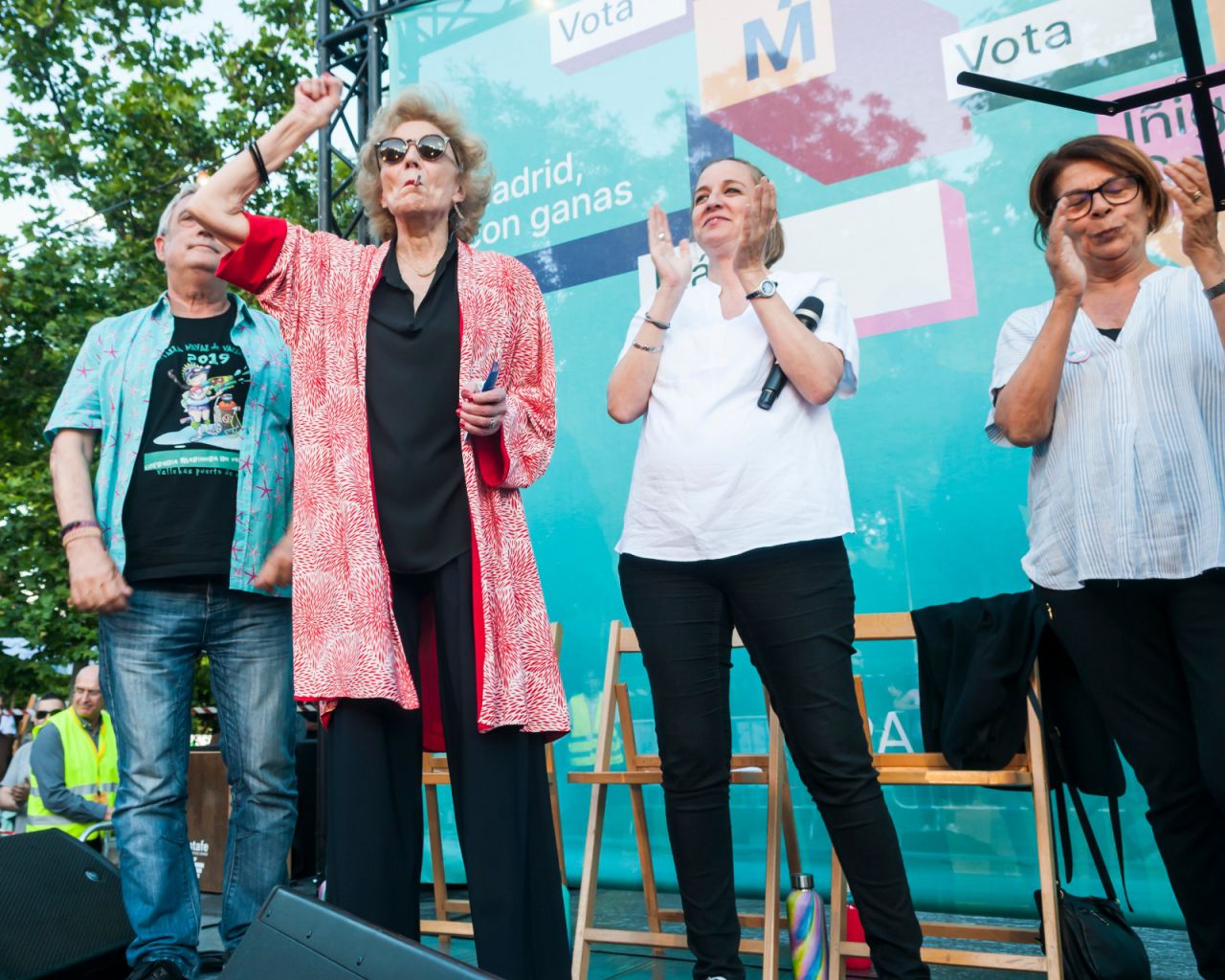 Paredes ha pedido el voto para la plataforma de Carmena y Errejón: 