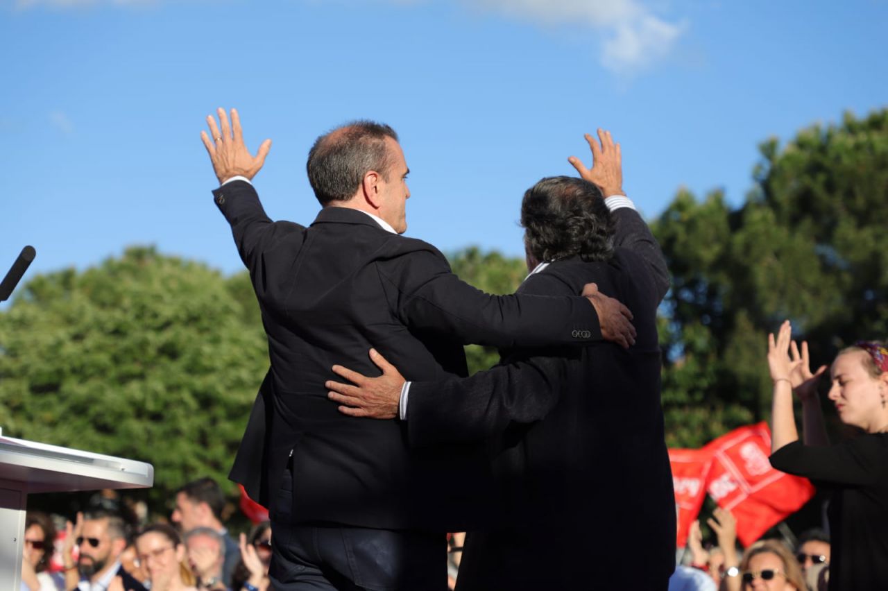 José Manuel Franco y Pepu Hernández.