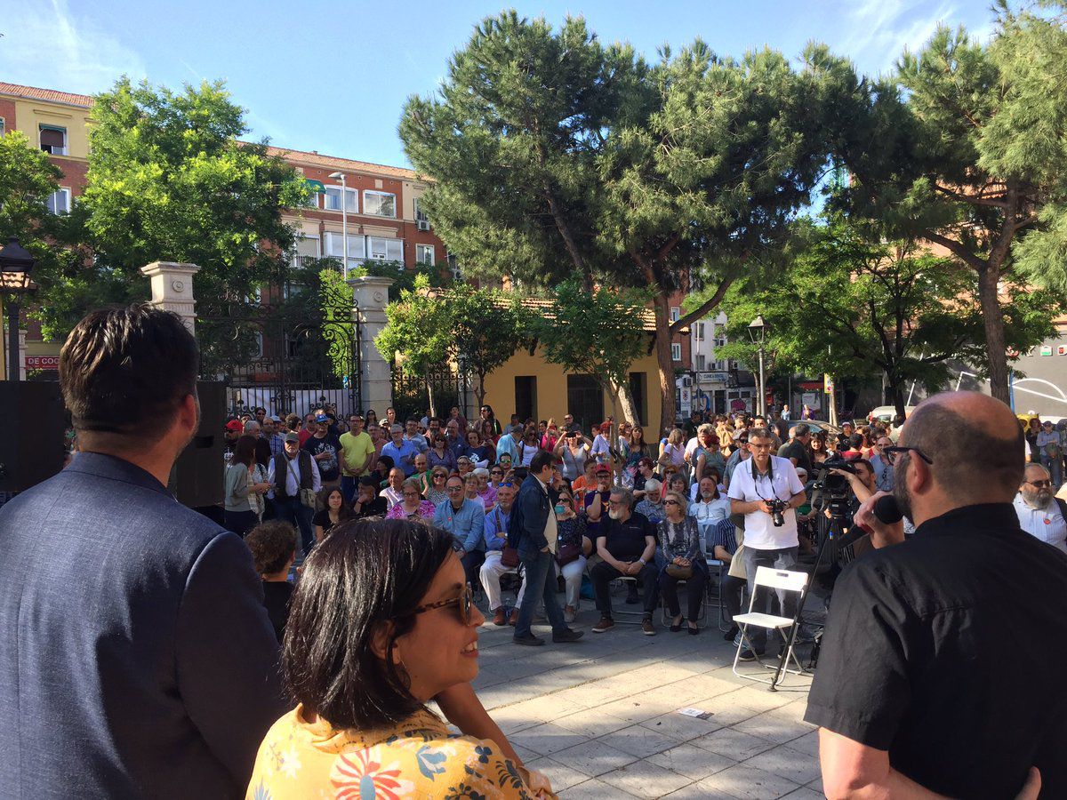 Acto de cierre de campaña de Madrid en Pie Municipalista.
