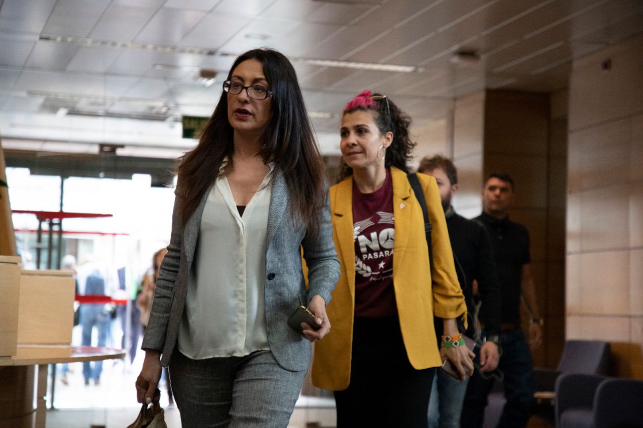 Sol Sánchez y Vanessa Lillo, de IU, diputadas por Unidas Podemos. 