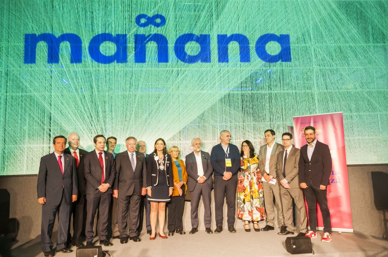 Autoridades que han inaugurado la feria 'Mañana' en Ifema.