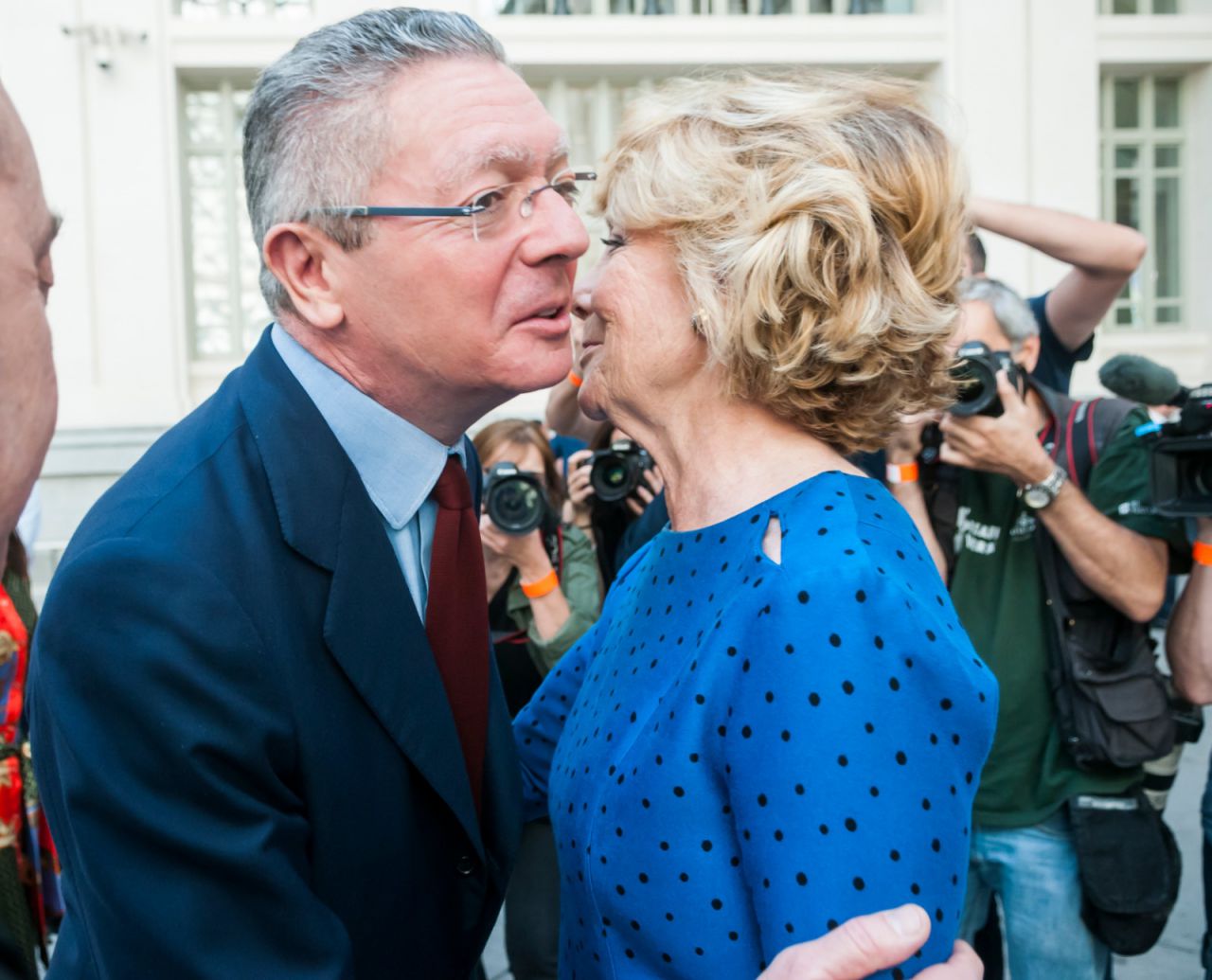 Alberto Ruiz-Gallardón y Esperanza Aguirre 