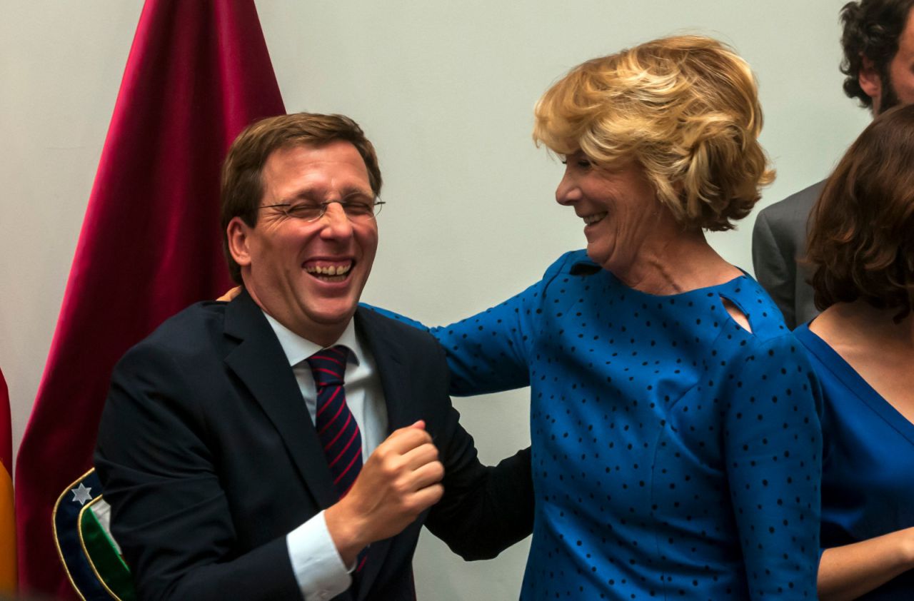 José Luis Martínez-Almeida junto a Esperanza Aguirre