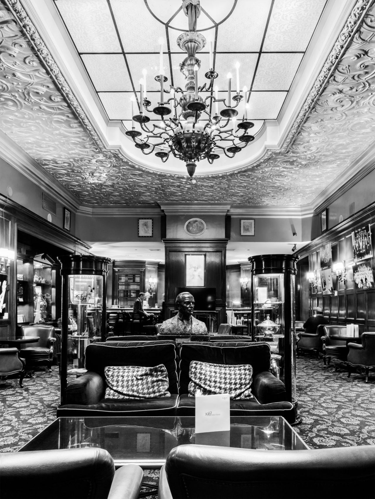 Fotografía del 1912 Museo-Bar del hotel