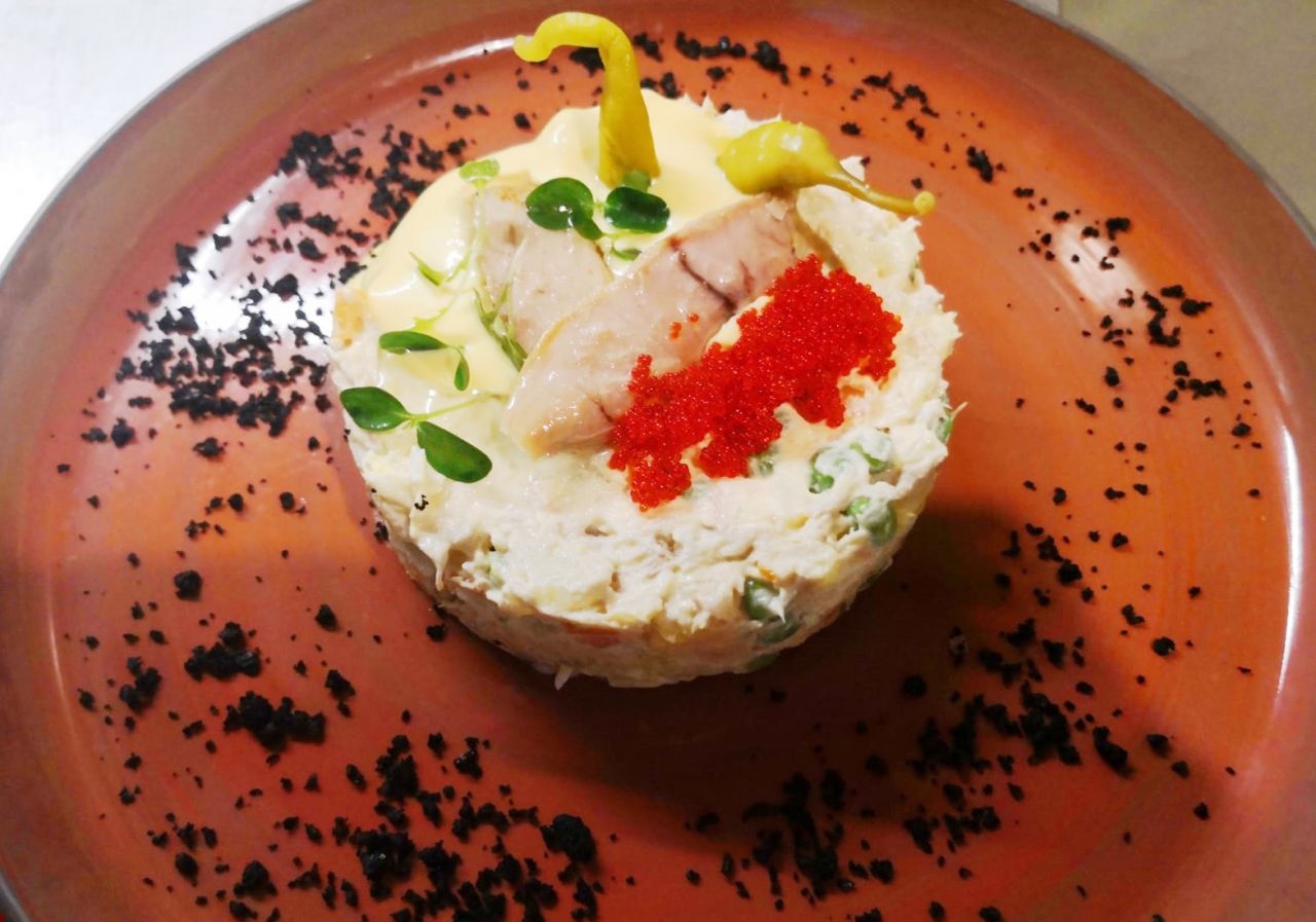 Ensaladilla Fuego con ventresca, Fuego