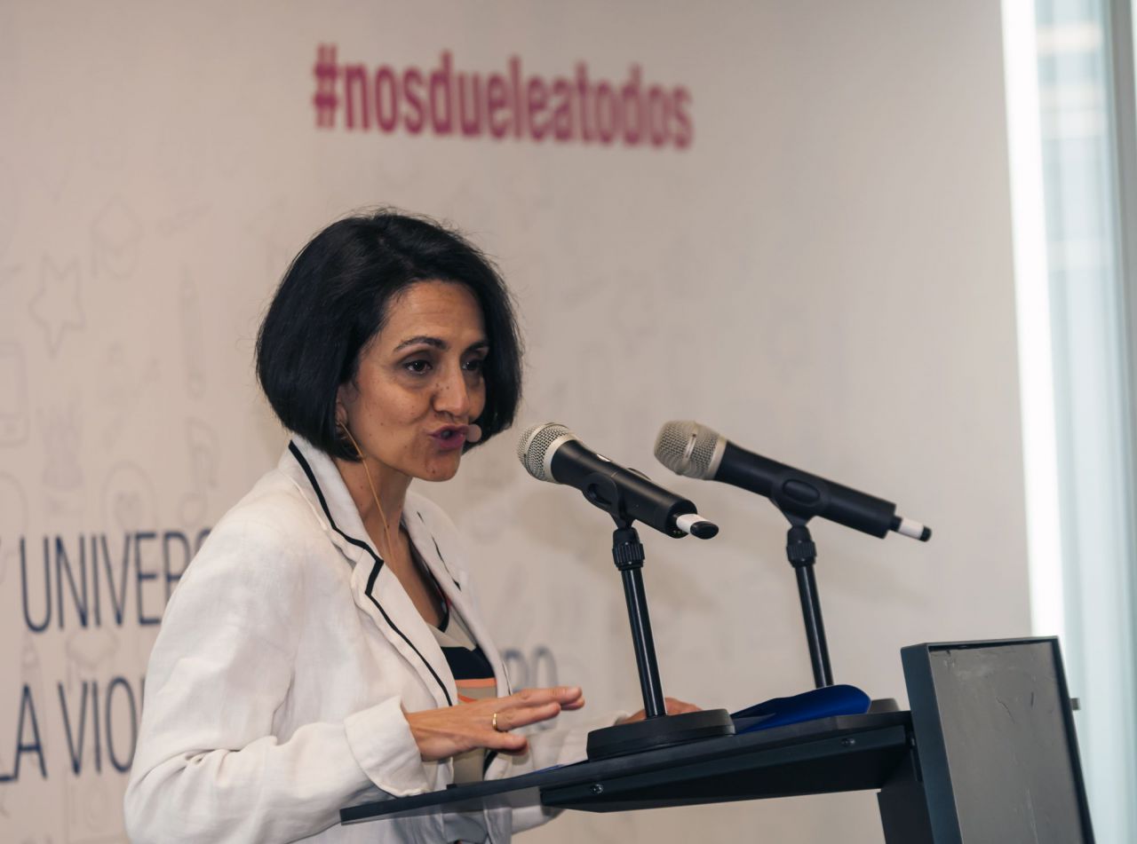 Rebeca Palomo, delegada del Gobierno para la Violencia de Género, ha destacado la importancia de eliminar los roles de género. 