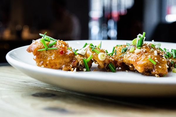 Alitas de pollo deshuesadas