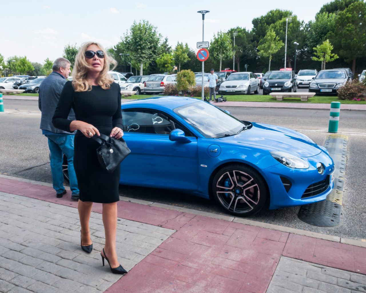 La actriz Norma Duval. 