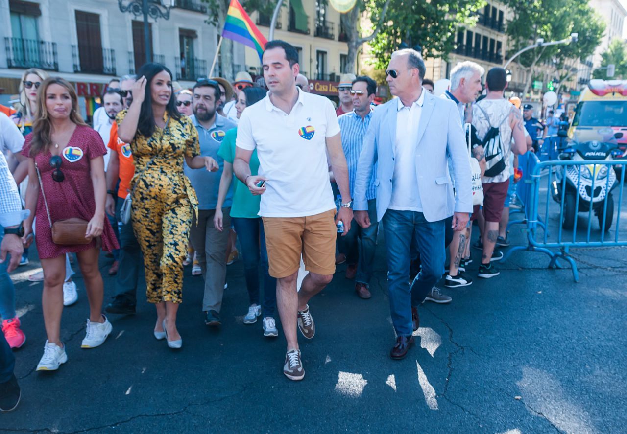 Miembros de Ciudadanos han participado en la manifestación.