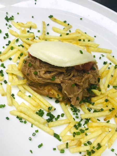 Pan bao con cordero lechal