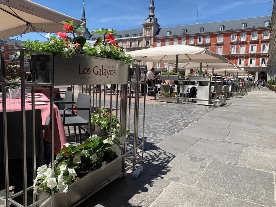 Nueva terraza de la Plaza Mayor de los Galayos