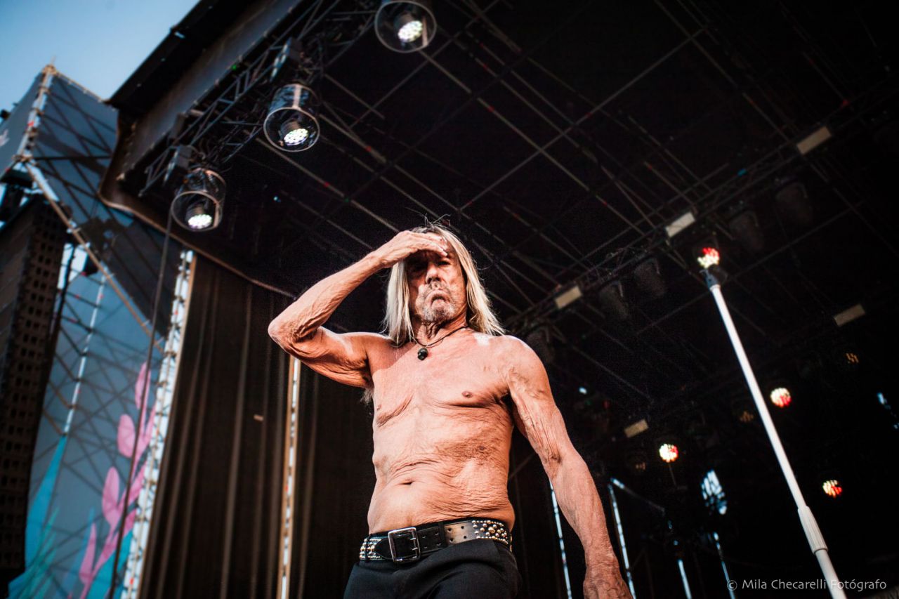 Iggy Pop, en el festival Mad Cool 2019