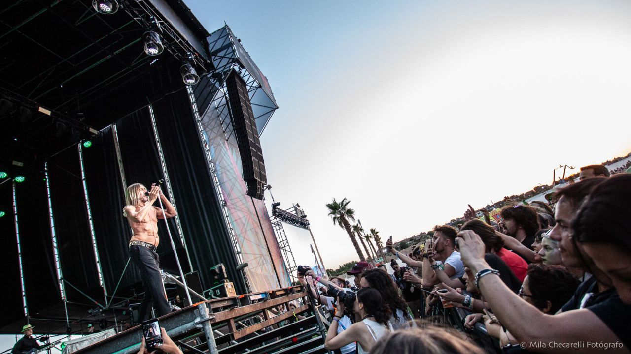 Iggy Pop, en el festival Mad Cool 2019