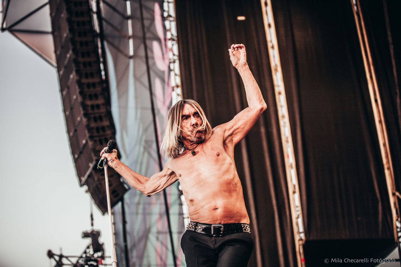 Iggy Pop, en el festival Mad Cool 2019