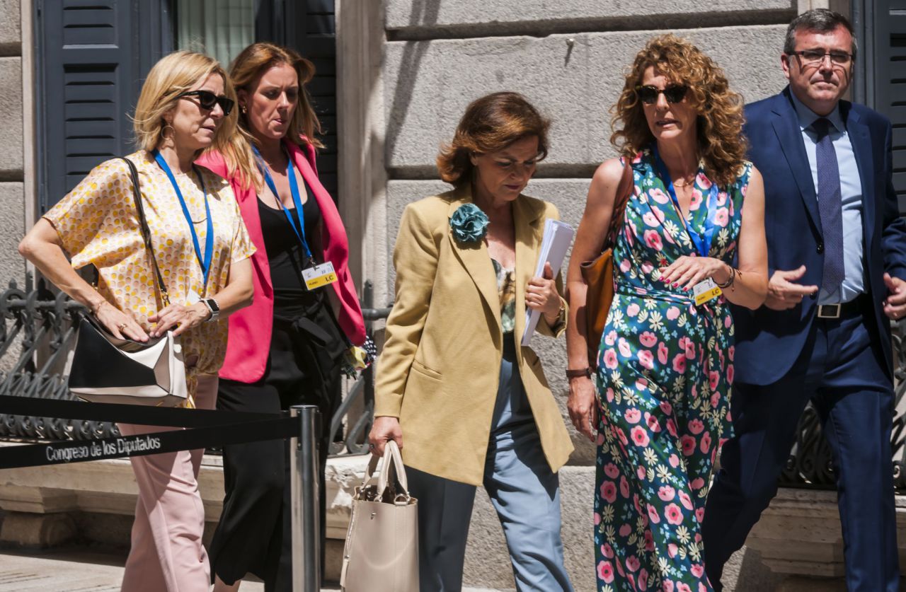 Carmen Calvo, vicepresidenta del Gobierno. 