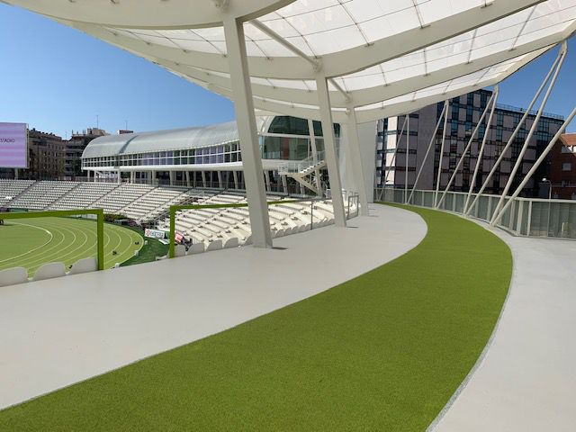 Imagen de la pista de entrenamiento.