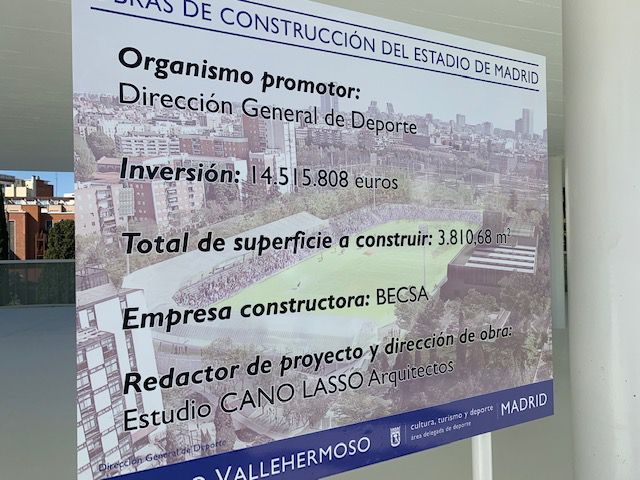 Casi 15 millones de euros ha costado el nuevo estadio Vallehermoso. 