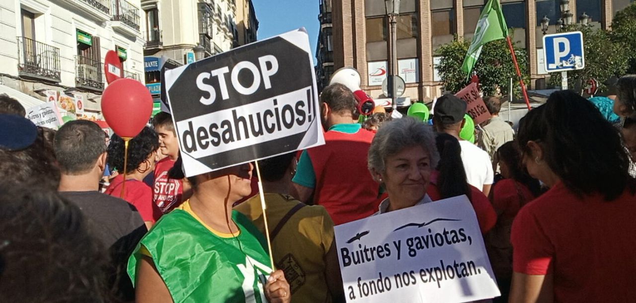 'Manifestival' de la Coordinadora de la Vivienda de Madrid.
