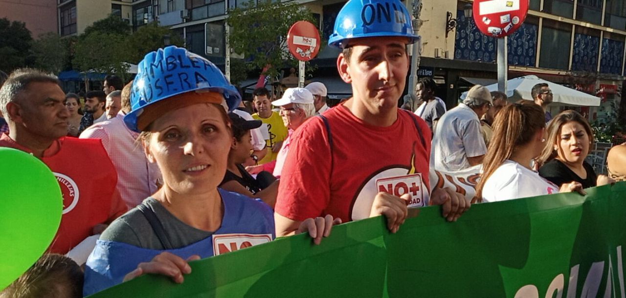 'Manifestival' de la Coordinadora de la Vivienda de Madrid.