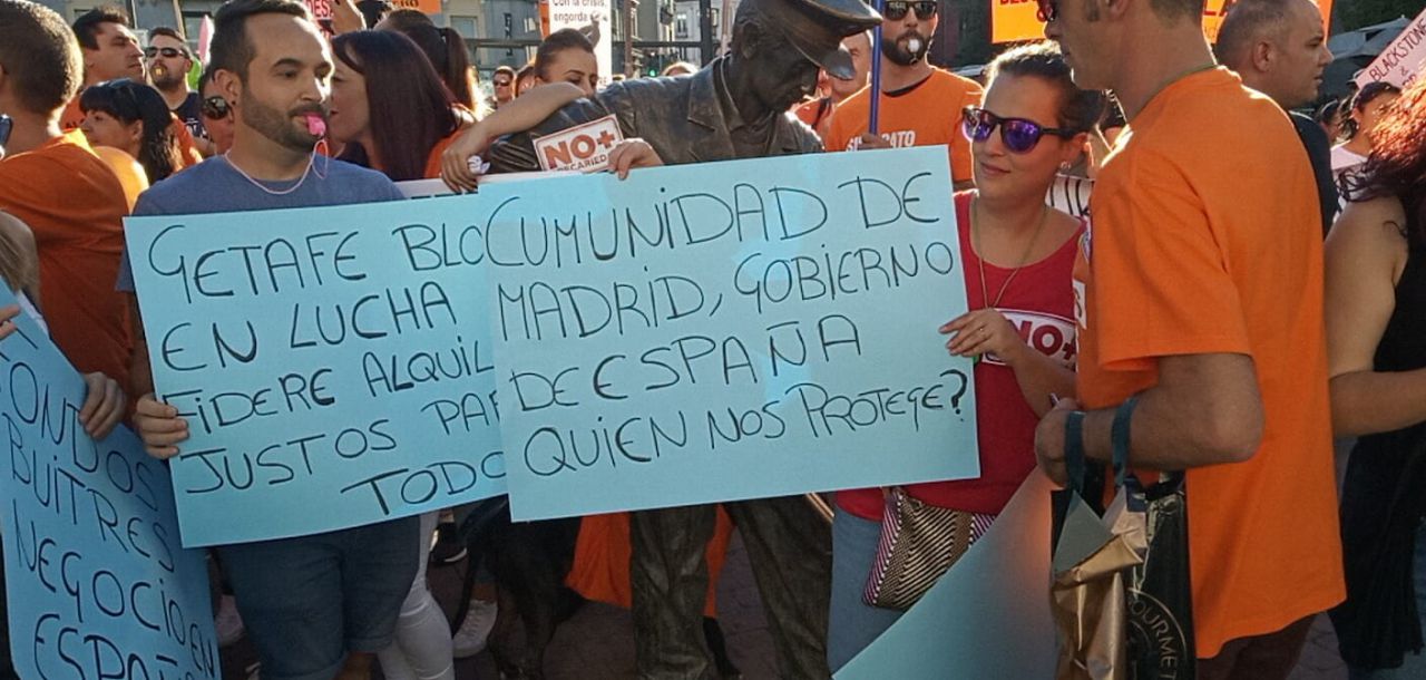 'Manifestival' de la Coordinadora de la Vivienda de Madrid.