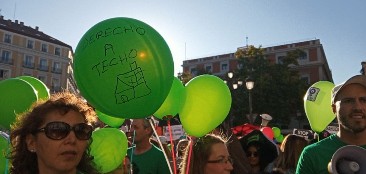 'Manifestival' de la Coordinadora de la Vivienda de Madrid.