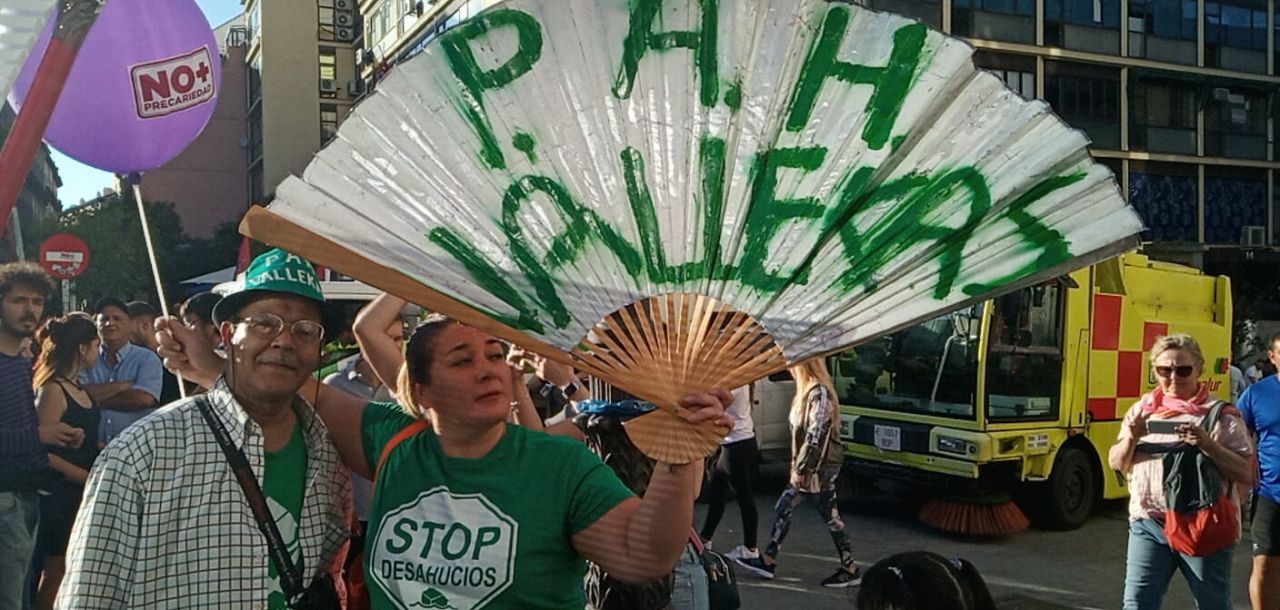 'Manifestival' de la Coordinadora de la Vivienda de Madrid.