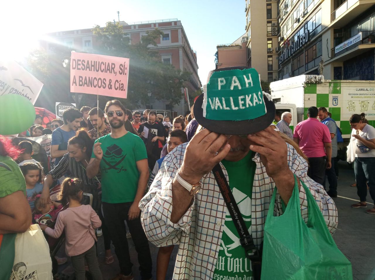 'Manifestival' de la Coordinadora de la Vivienda de Madrid.