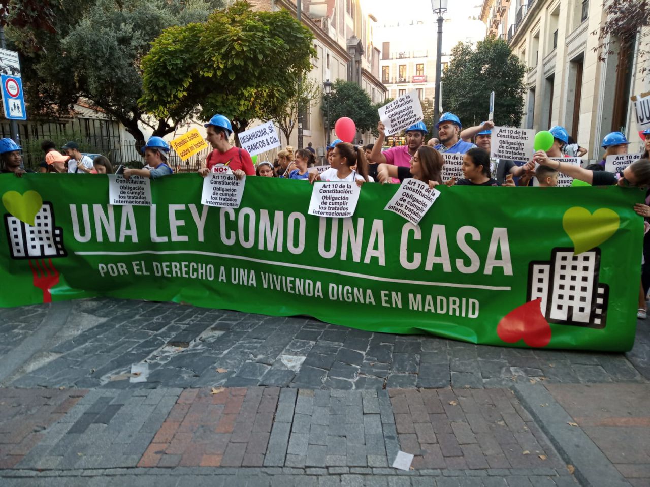 'Manifestival' de la Coordinadora de la Vivienda de Madrid.