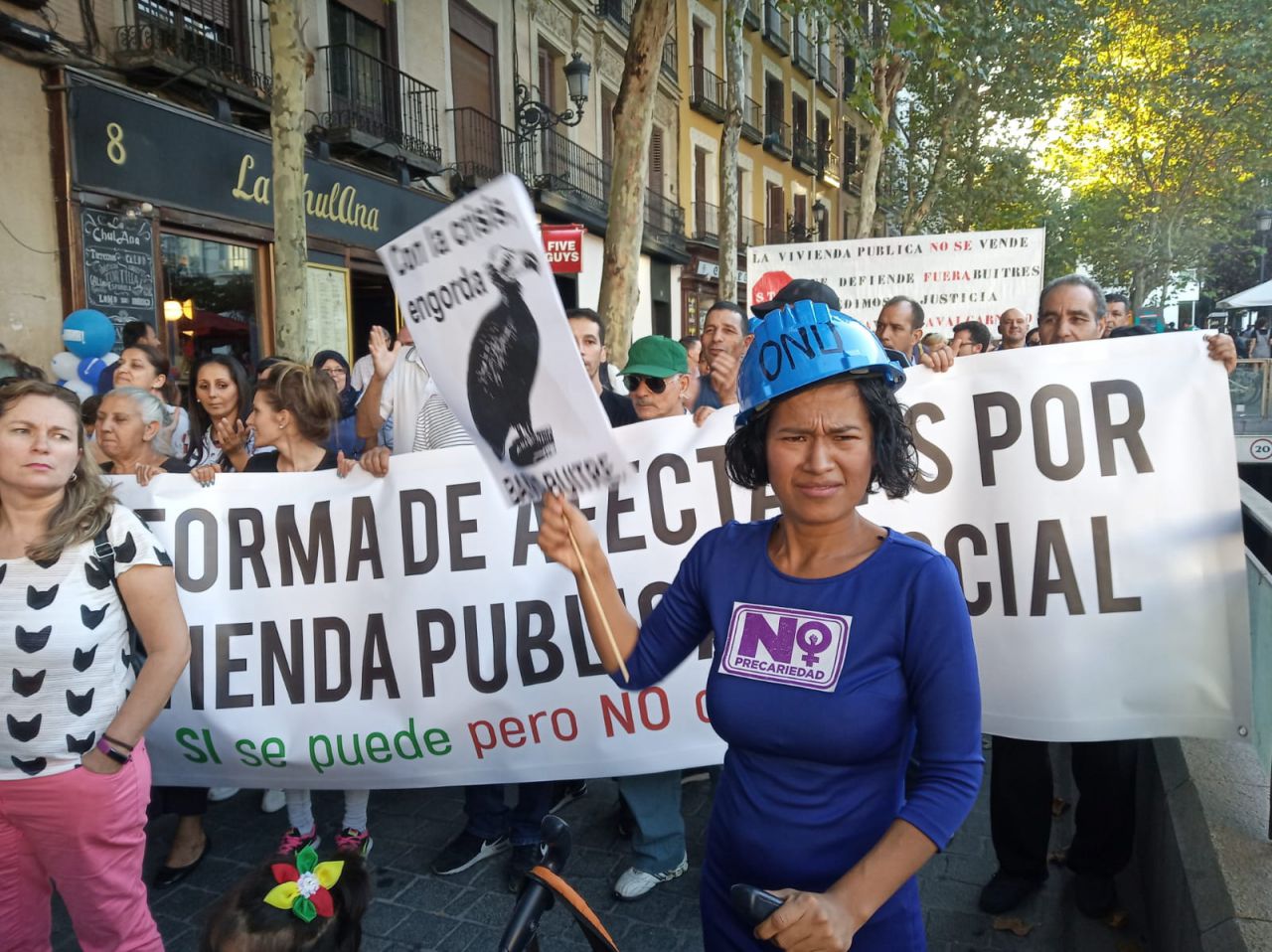 'Manifestival' de la Coordinadora de la Vivienda de Madrid.