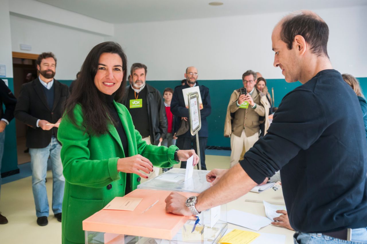 Rocío Monasterio ha declarado que confía en los españoles y en su empuje de ir a votar