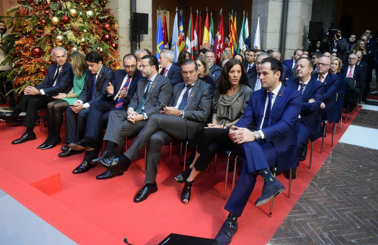 el vicepresidente de la Comunidad, Ignacio Aguado, y el resto de consejeros 