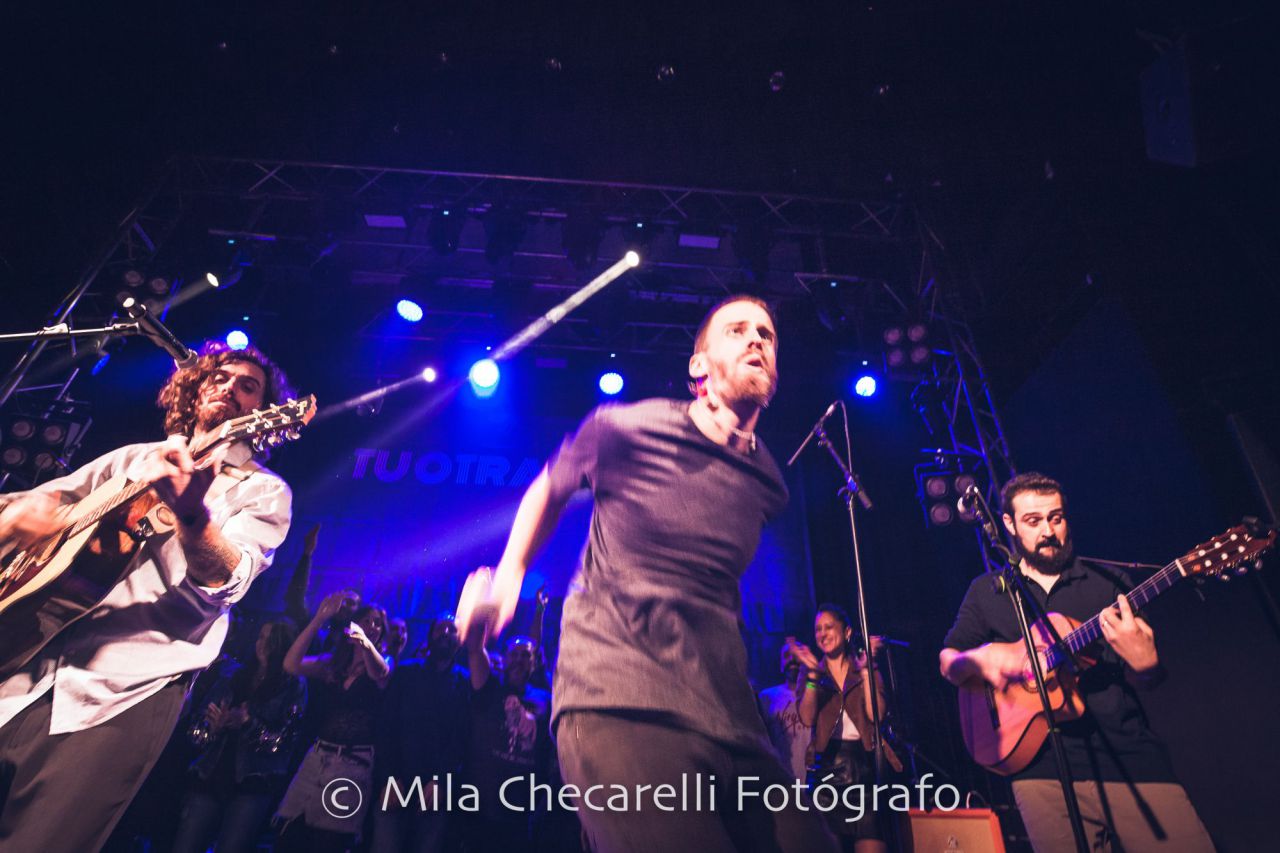 Héctor Lacosta, Félix Vigara y Rubén de la Pegatina