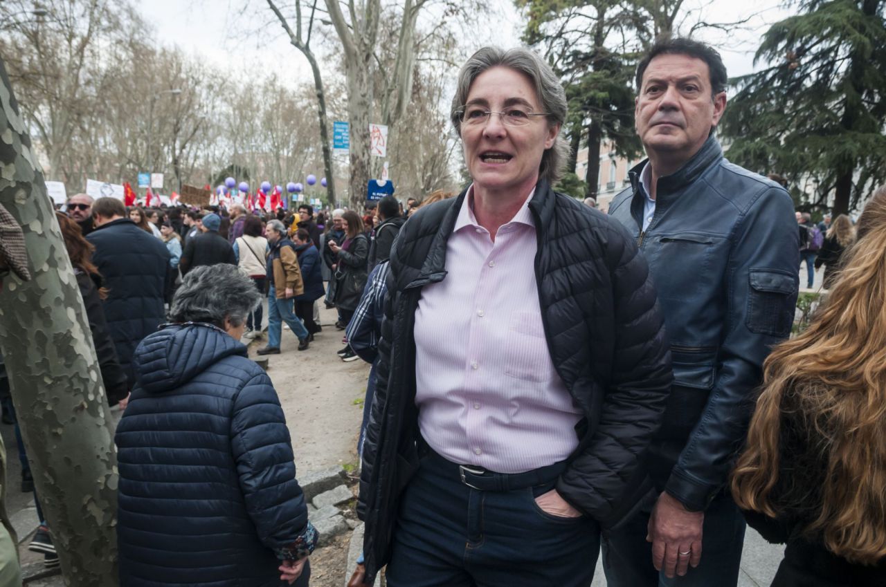Marta Higueras, de Más Madrid, no ha faltado a la cita