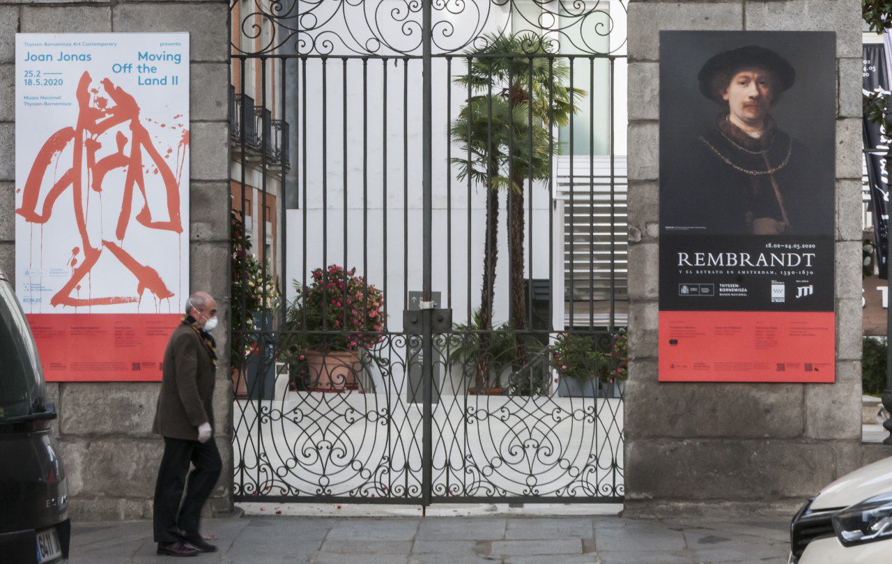 Las calles de Madrid permanecen casi desiertas ante la expansión del coronavirus