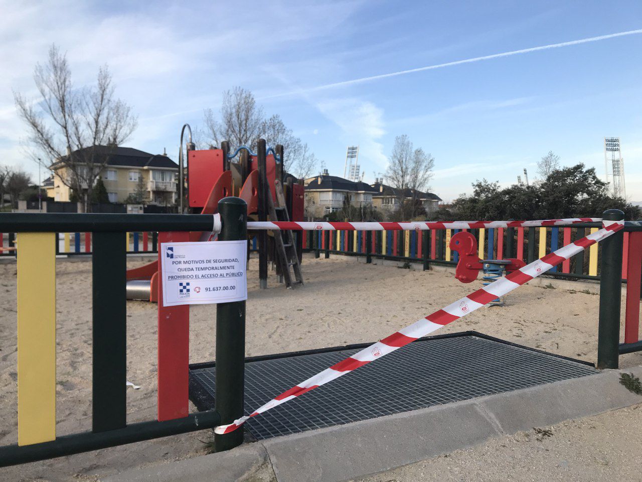 Parques infantiles cerrados por coronavirus