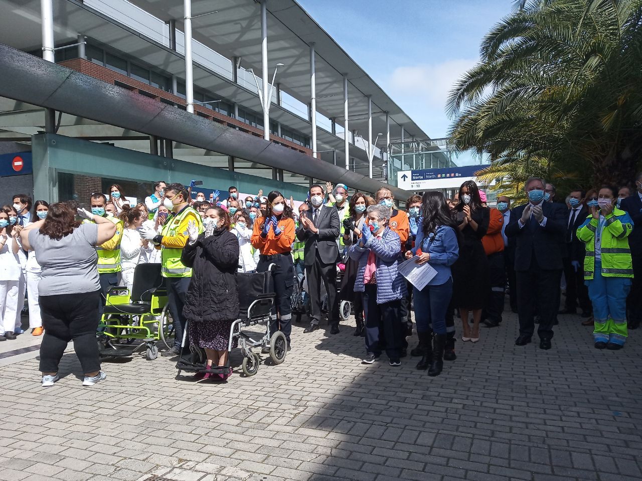 Clausura del hospital temporal de Ifema