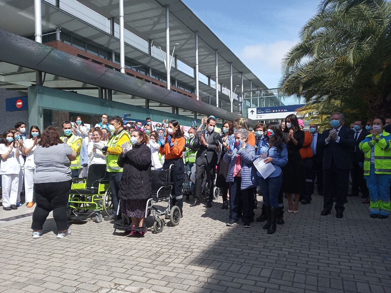 Clausura del hospital temporal de Ifema