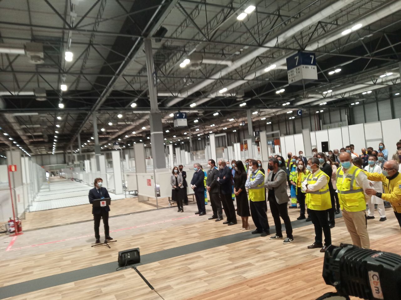 Clausura del hospital temporal de Ifema