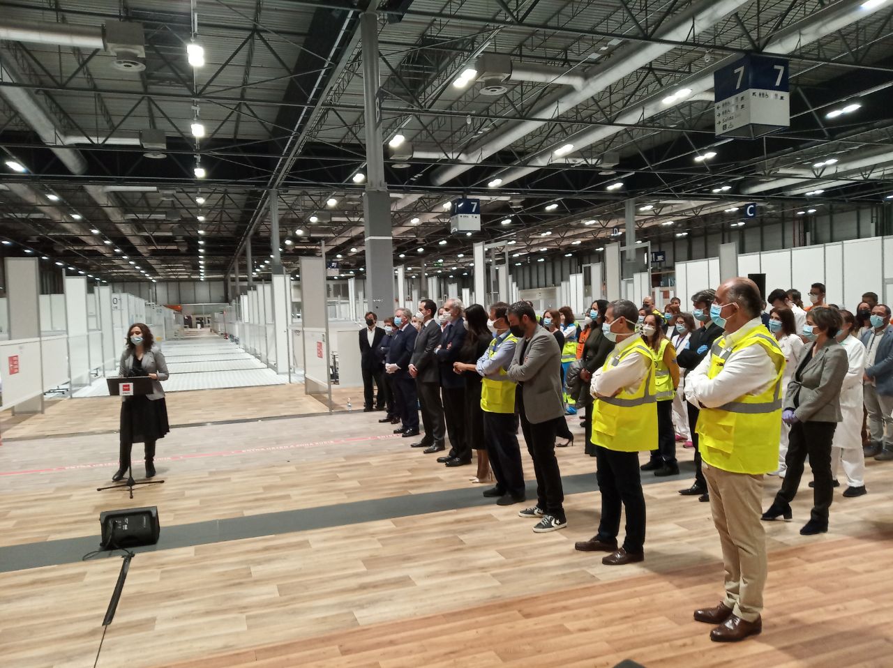 Clausura del hospital temporal de Ifema