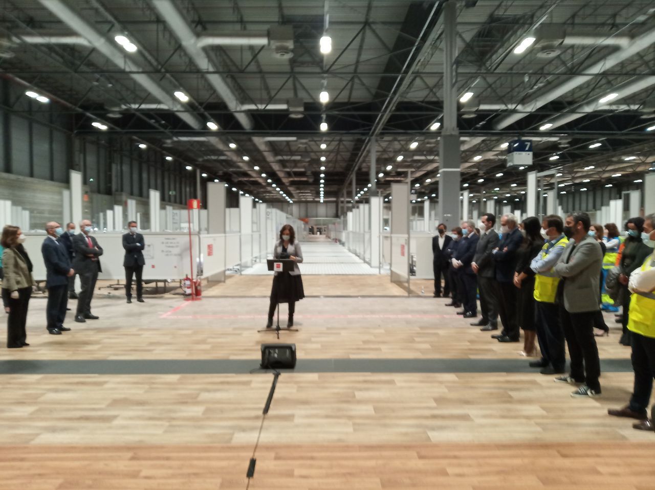 Clausura del hospital temporal de Ifema