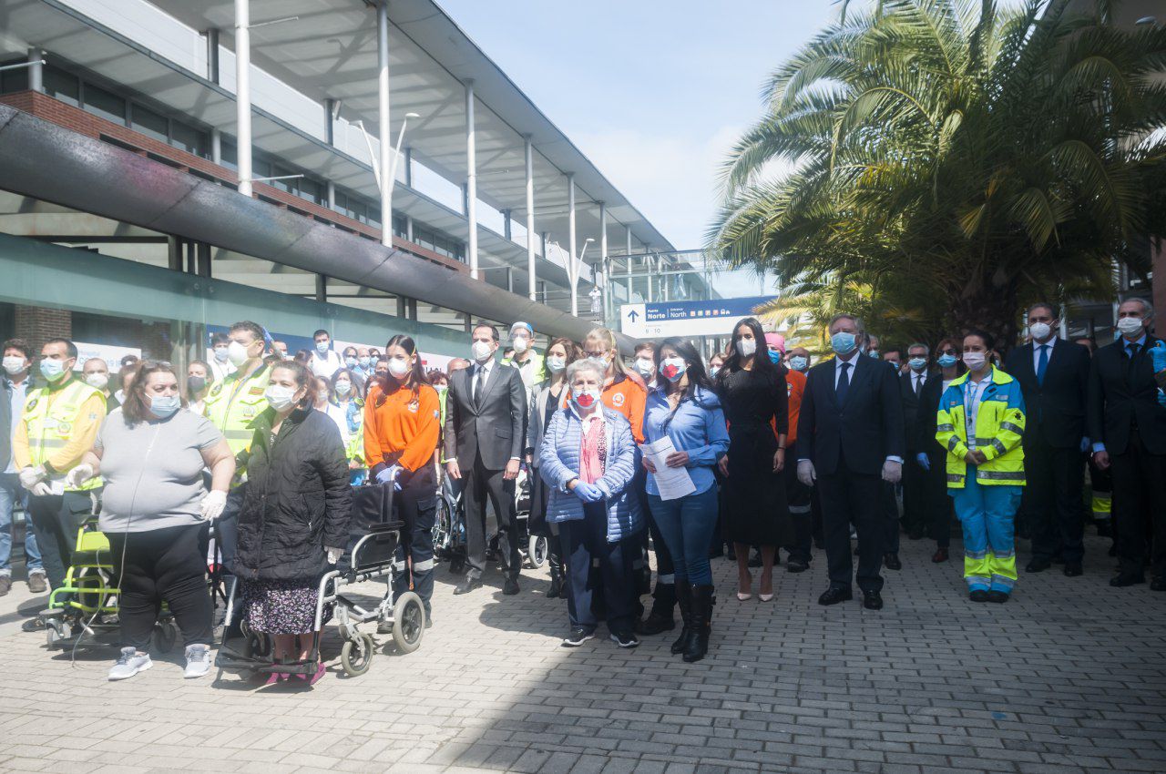 Clausura del hospital temporal de Ifema