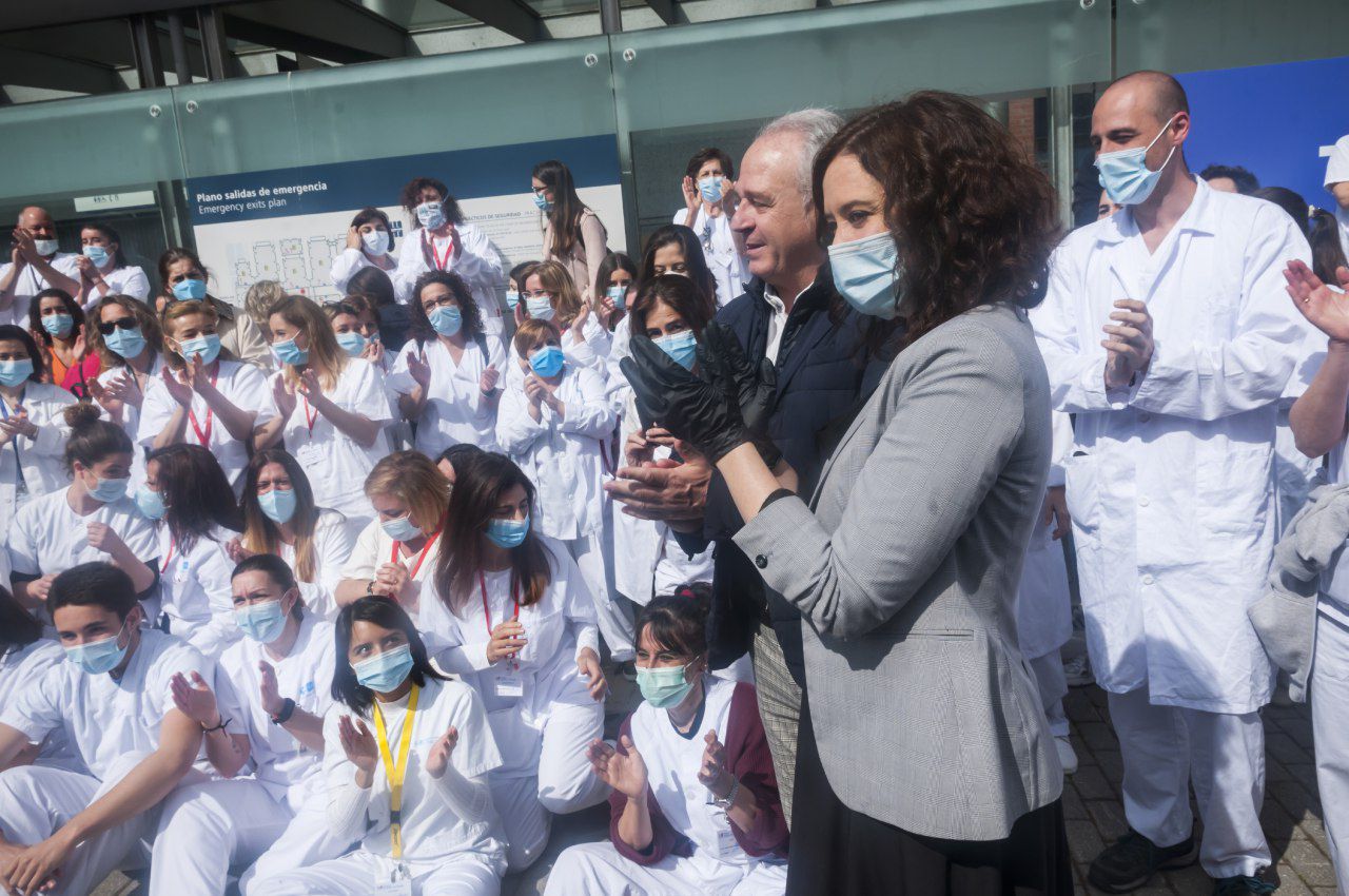 Clausura del hospital temporal de Ifema