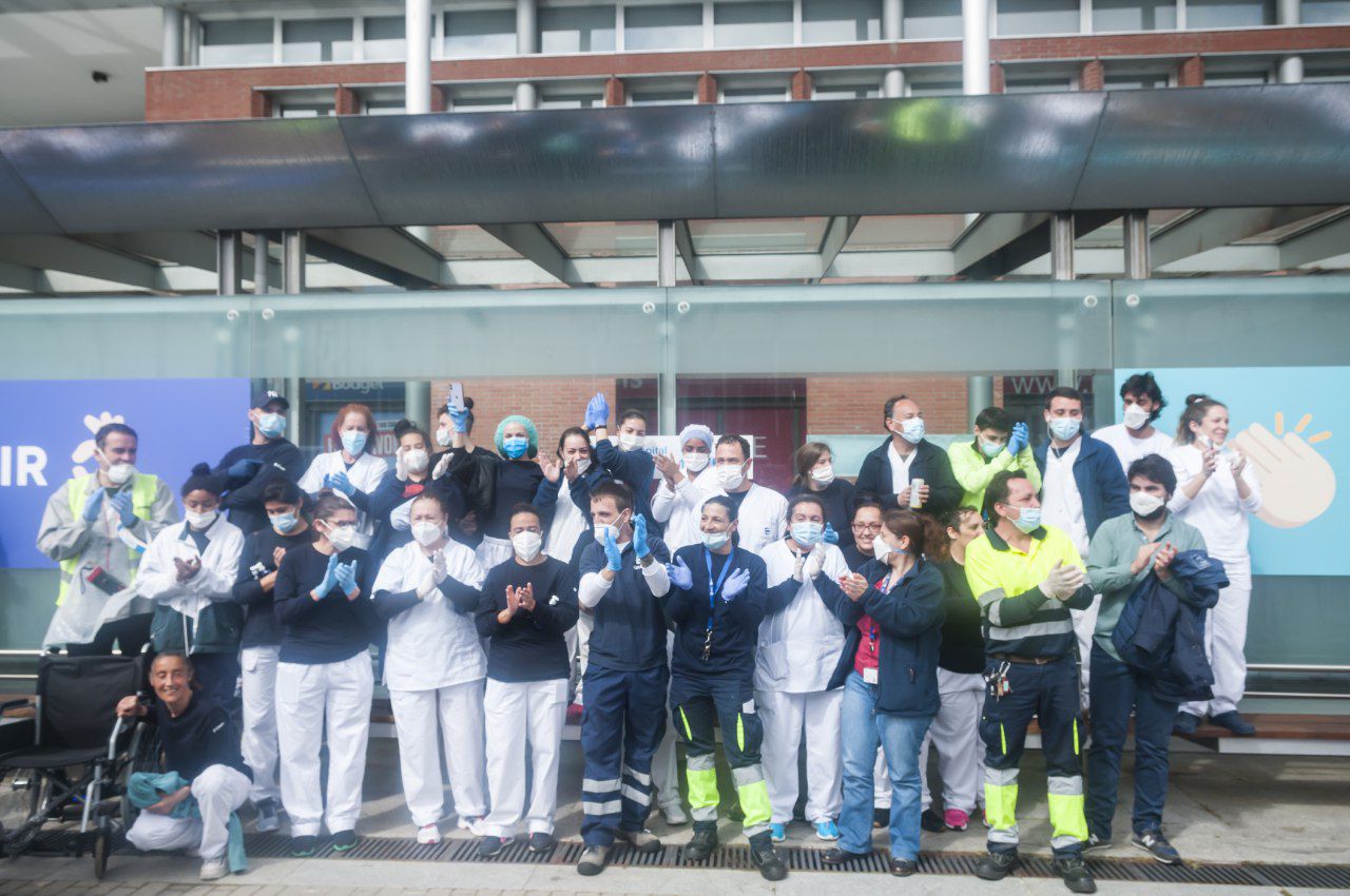 Clausura del hospital temporal de Ifema